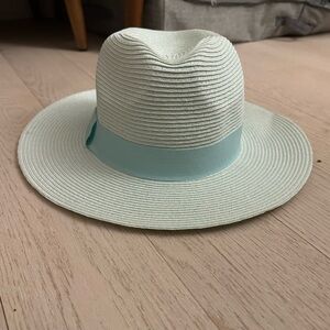 NWT Something Navy Hat in Green Aqua Blue color